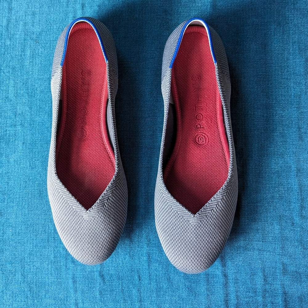 Rothy's The Flax Birdseye Grey
